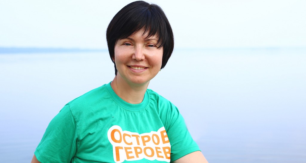 Марина Грицун, директор лагеря "Остров героев"
