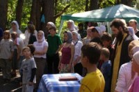 Лагерь в Оптиной пустыни